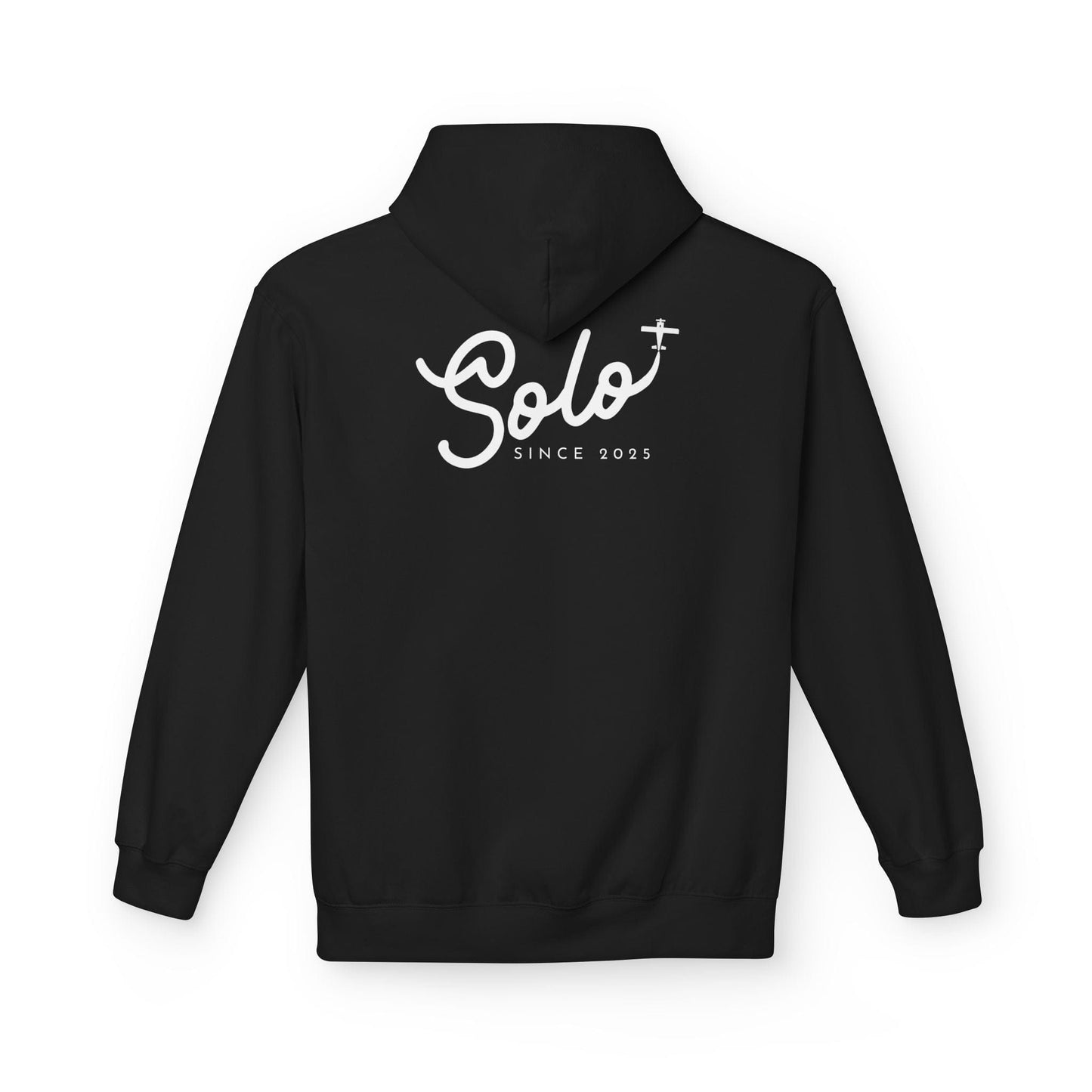 Back of Black Solo Since 2025 Hoodie- First Solo Flight Gift for Pilots - Aviator Apparel