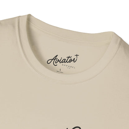 close up of Solo Since 2025 T-Shirt - First Solo Gift for Pilots - Aviator Apparel